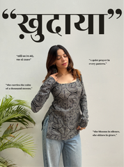 Khudaya Straight Sleeves Kurti by Evara