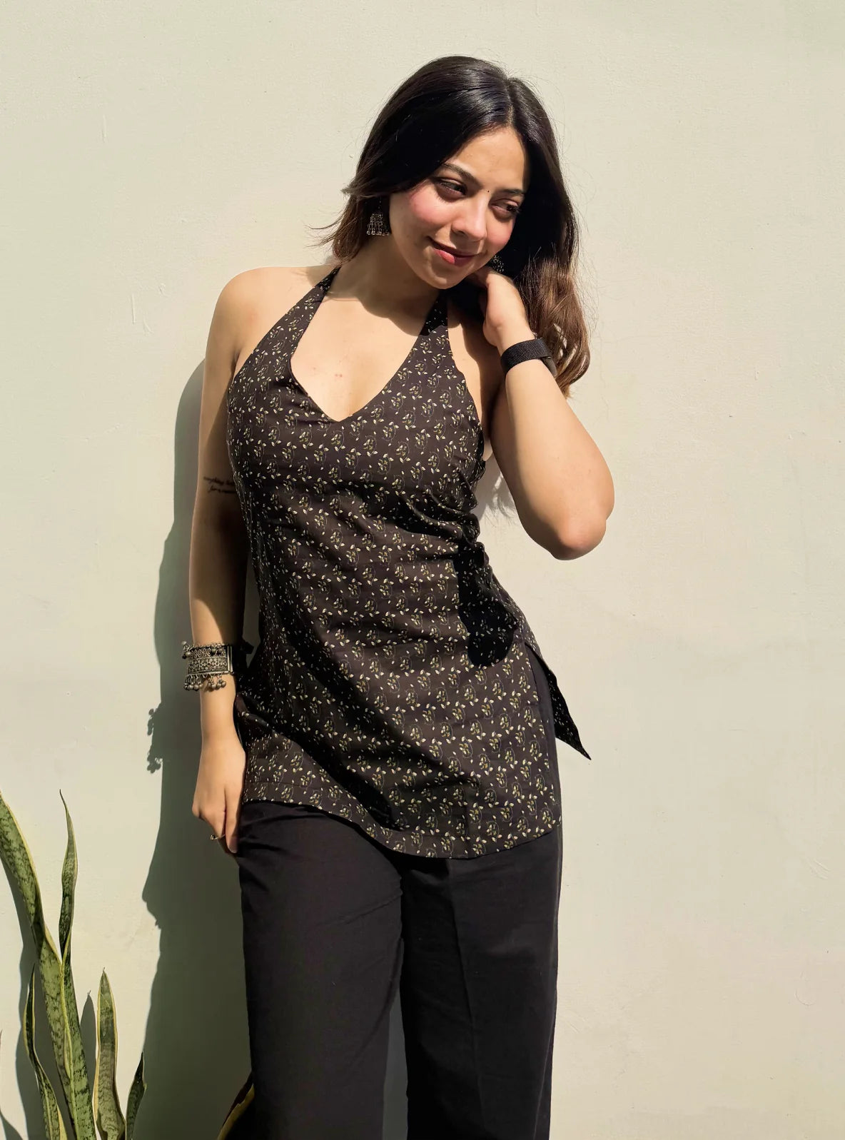 Preet Halter Neck Kurti