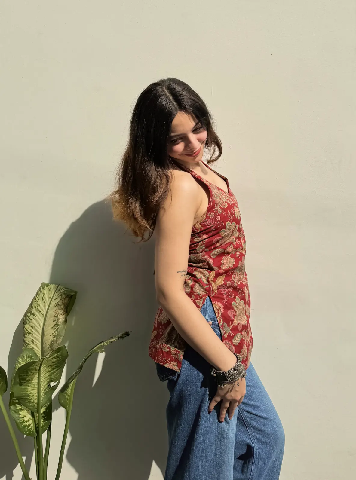 Ruhi Halter Neck Kurti