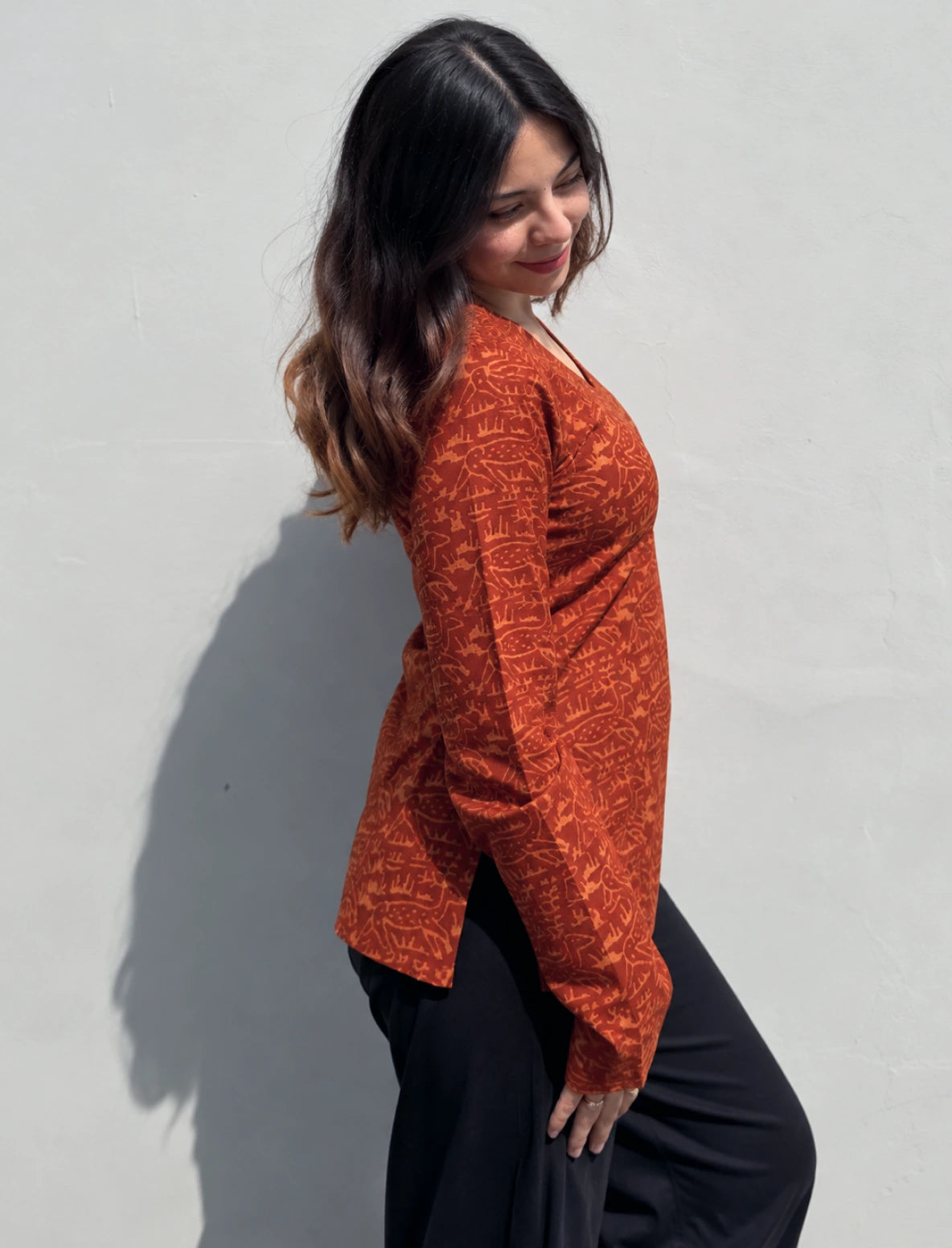 Dhaani Bell Sleeves Kurti