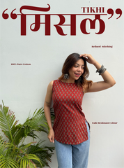 Teekhi Misal Boatneck Kurti by Evara