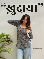 Khudaya Straight Sleeves Kurti by Evara