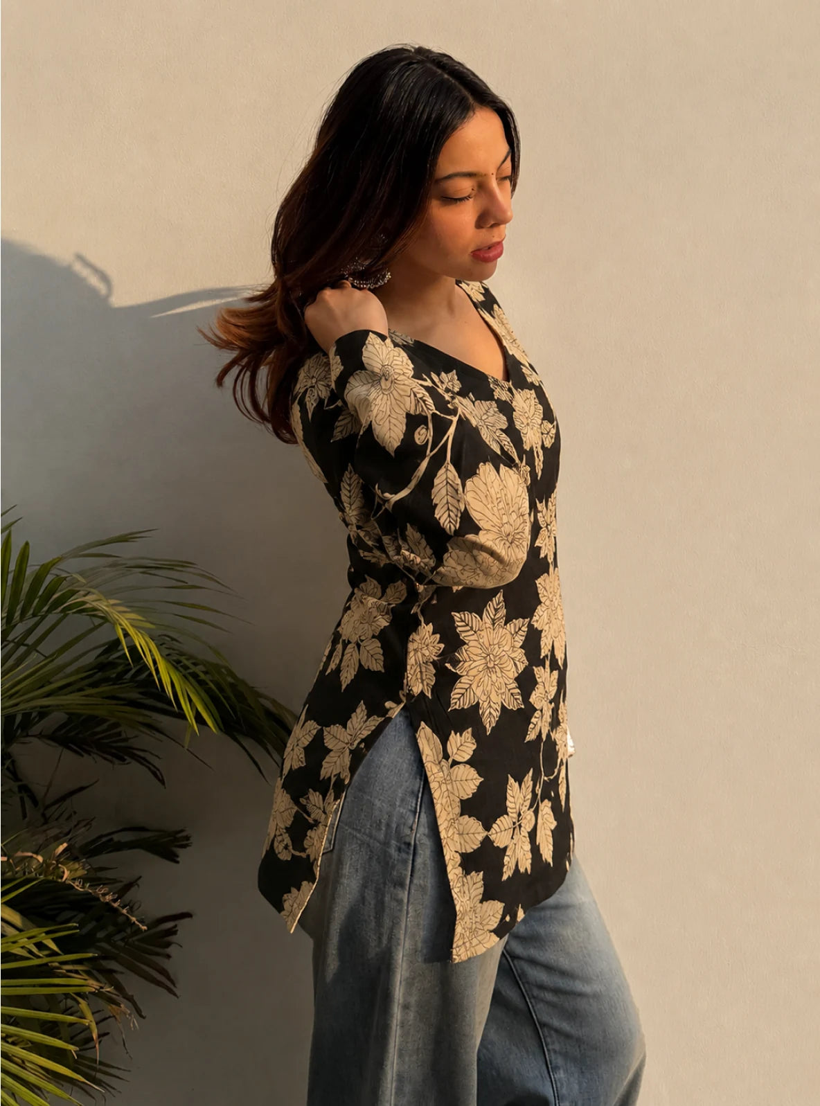 Kangna Bell Sleeves Kurti