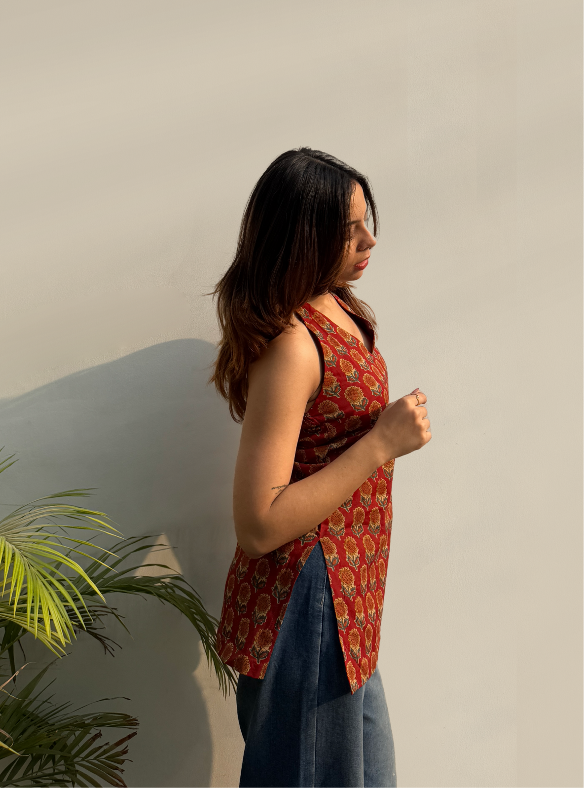 Meraya Halter Neck Kurti by Evara