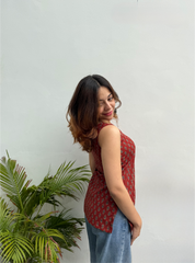Teekhi Misal Boatneck Kurti by Evara