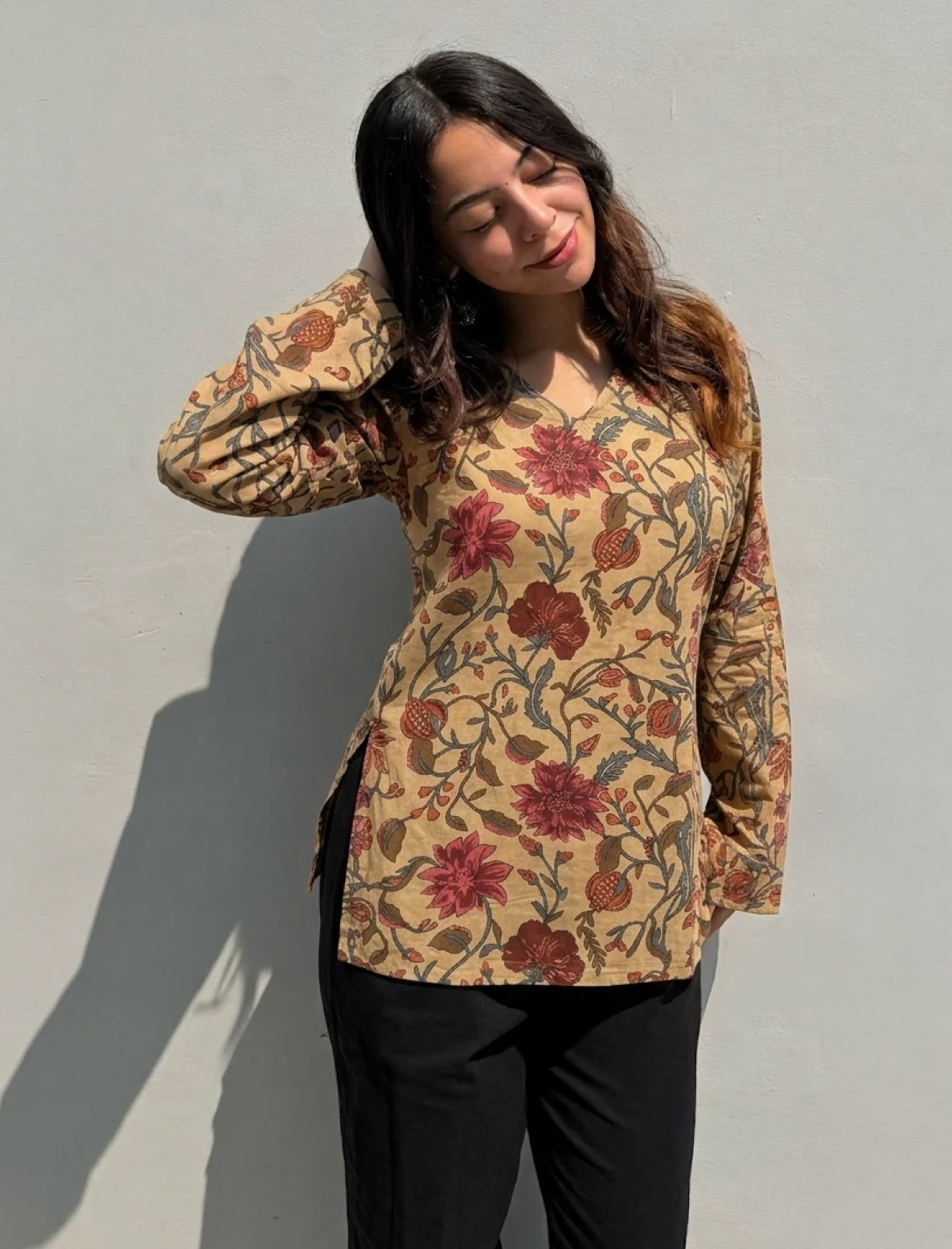 Malhar Bell Sleeves Kurti