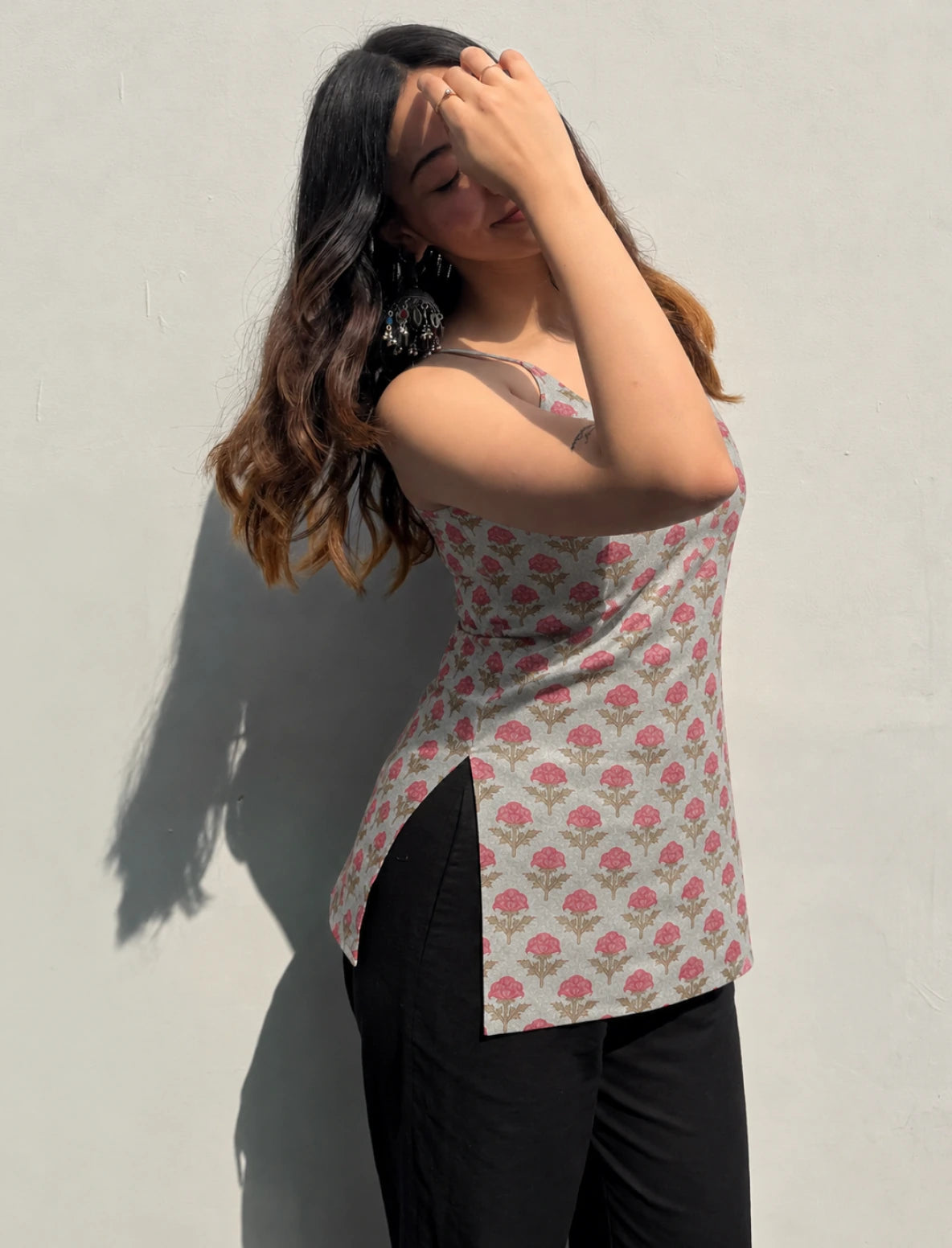 Kairi Short Sleeveless Kurti