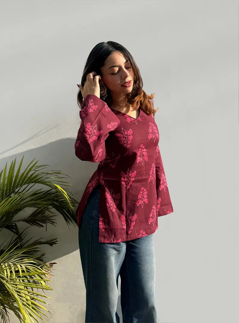 Aashna Bell Sleeves Kurti