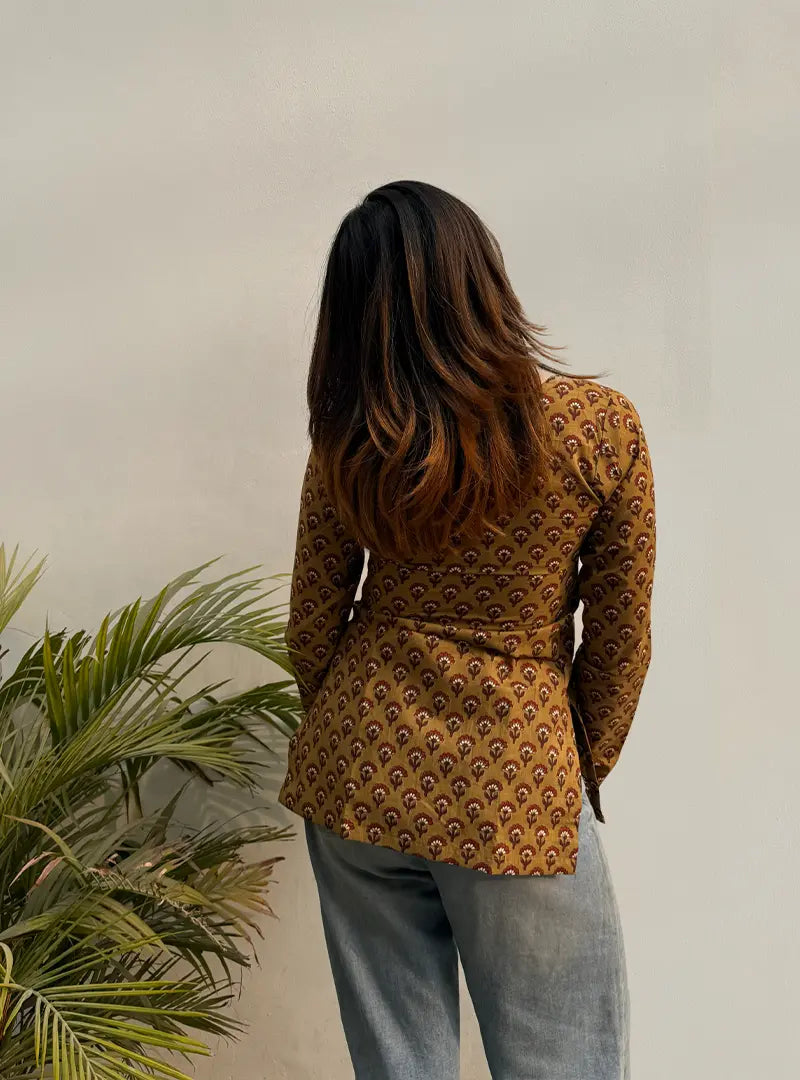 Malika Square Neck Kurti by Evara