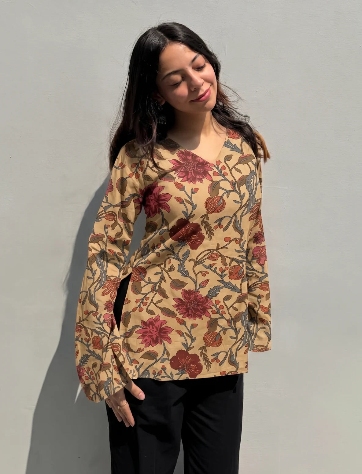 Malhar Bell Sleeves Kurti