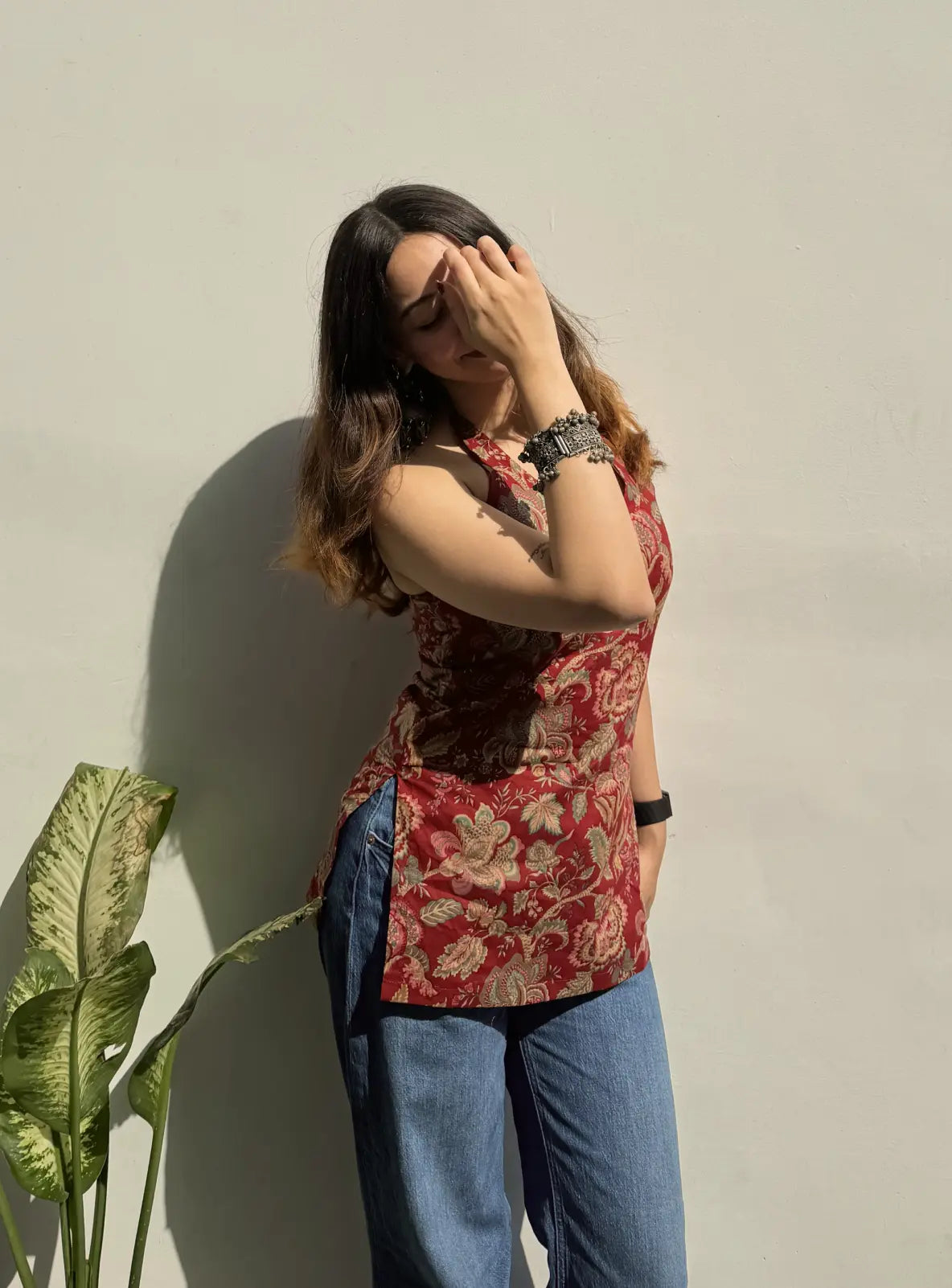 Ruhi Halter Neck Kurti
