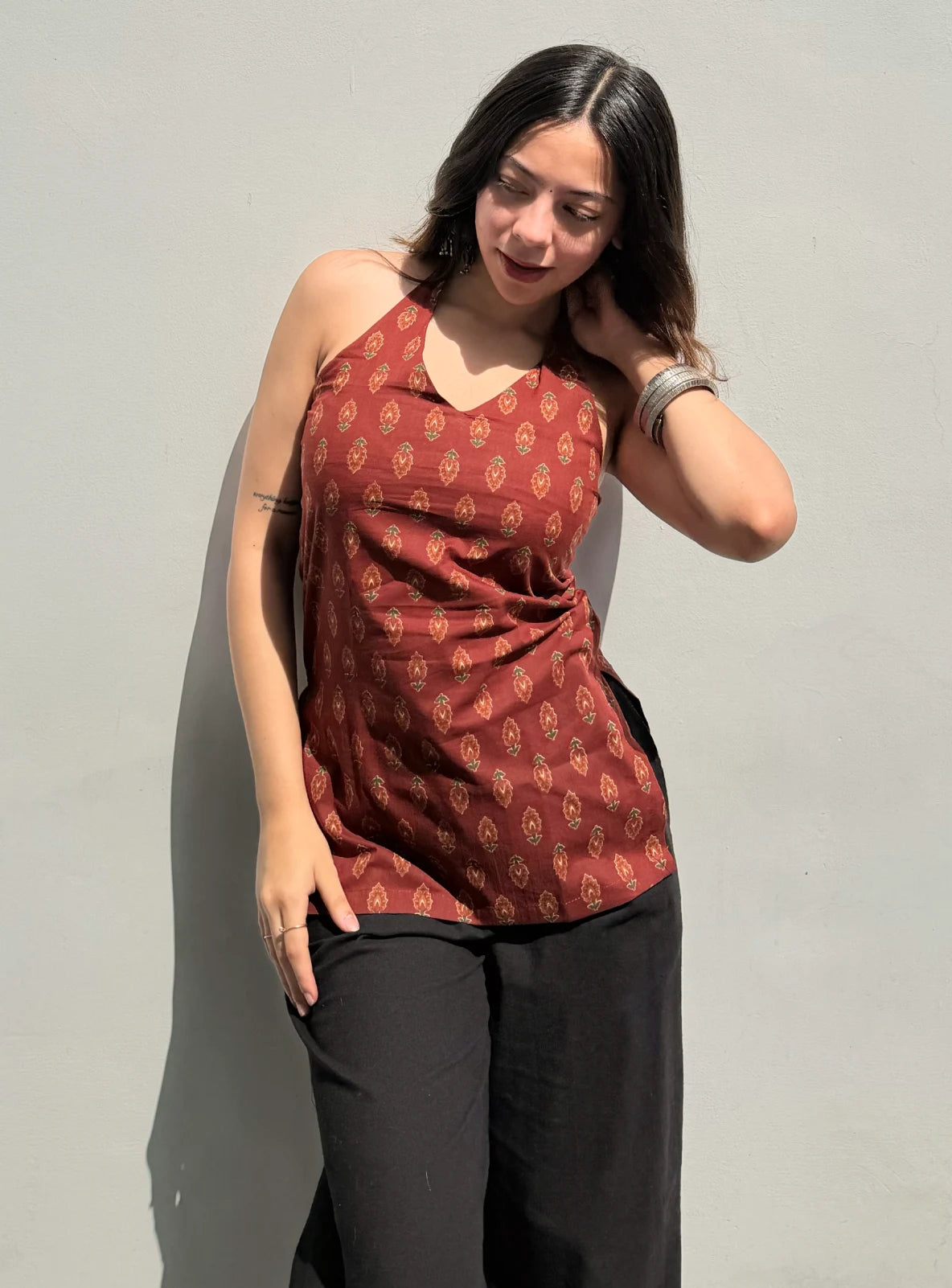 Rumi Halter Neck Kurti