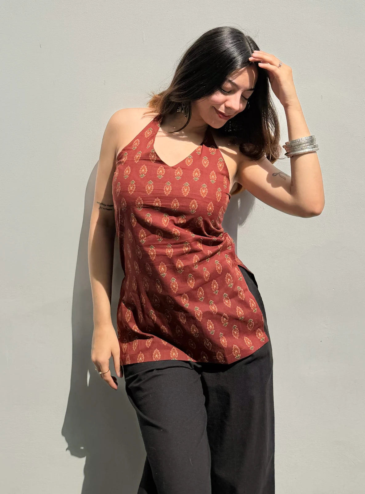 Rumi Halter Neck Kurti