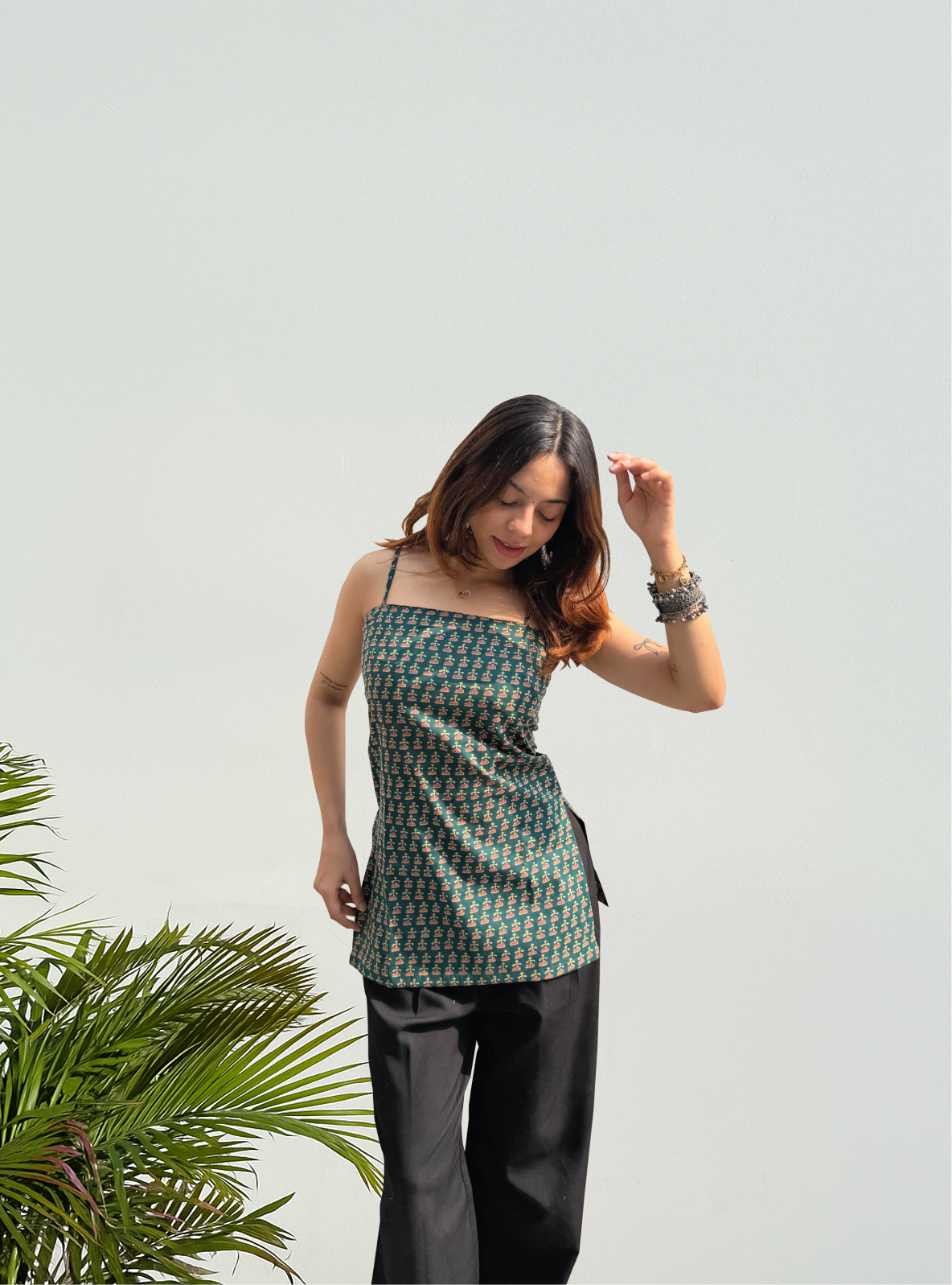 Taaj Gulnaar Short Kurti by Evara