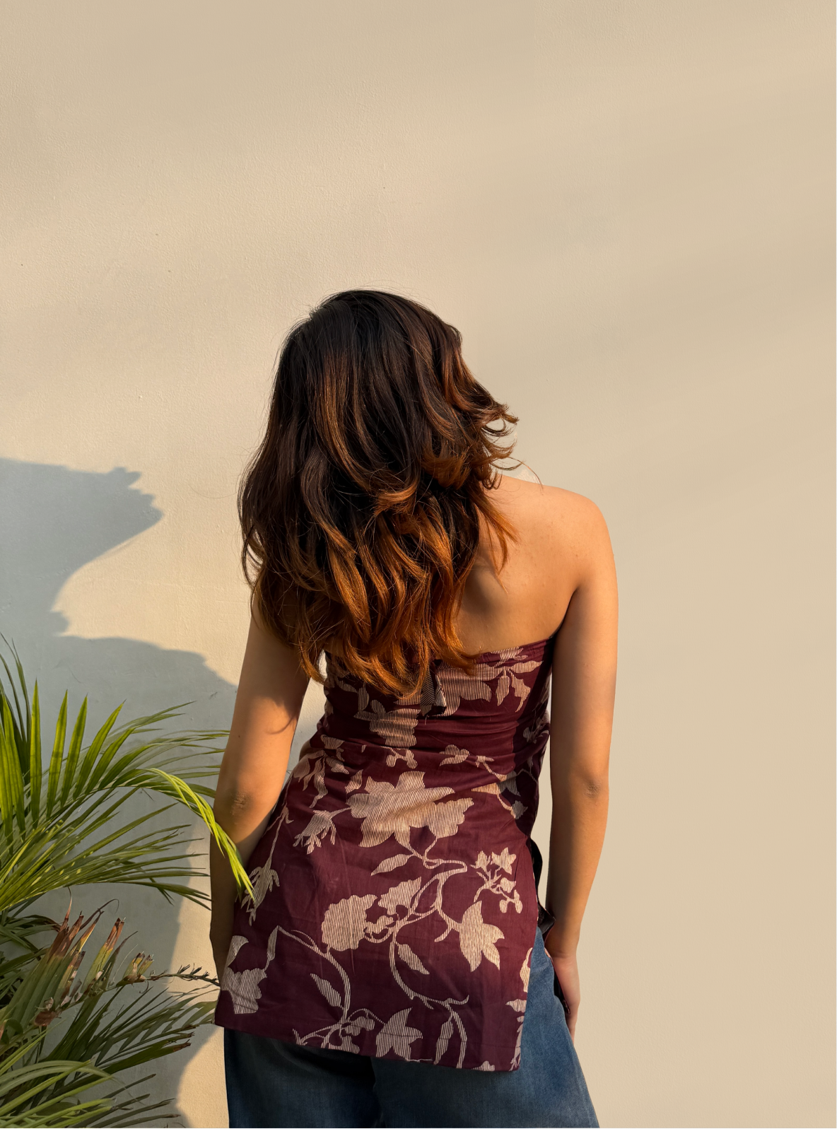 Pakezaah Halter Neck Kurti by Evara