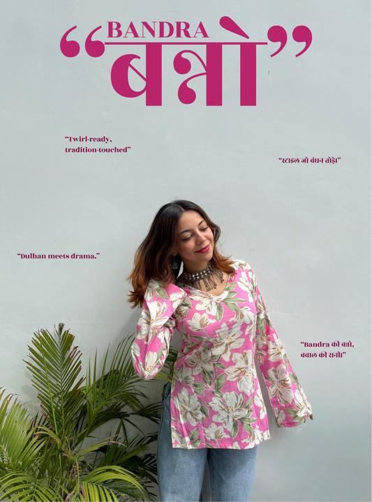 Bandra Banno Bell Sleeves Kurti by Evara