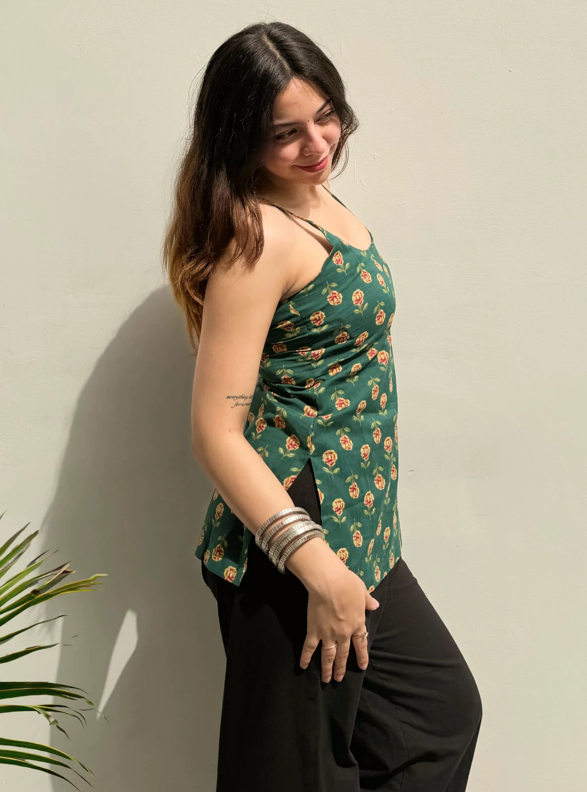 Revti Short Sleeveless Kurti