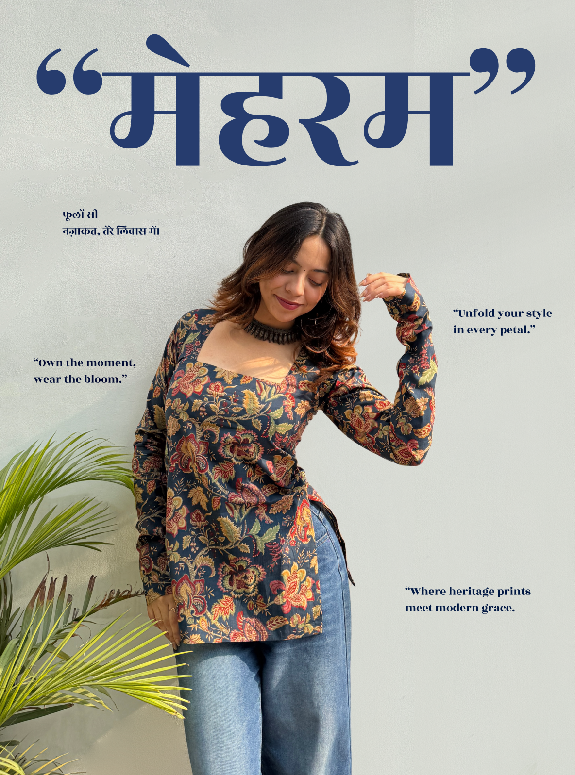 Mehram Square Neck Kurti by Evara