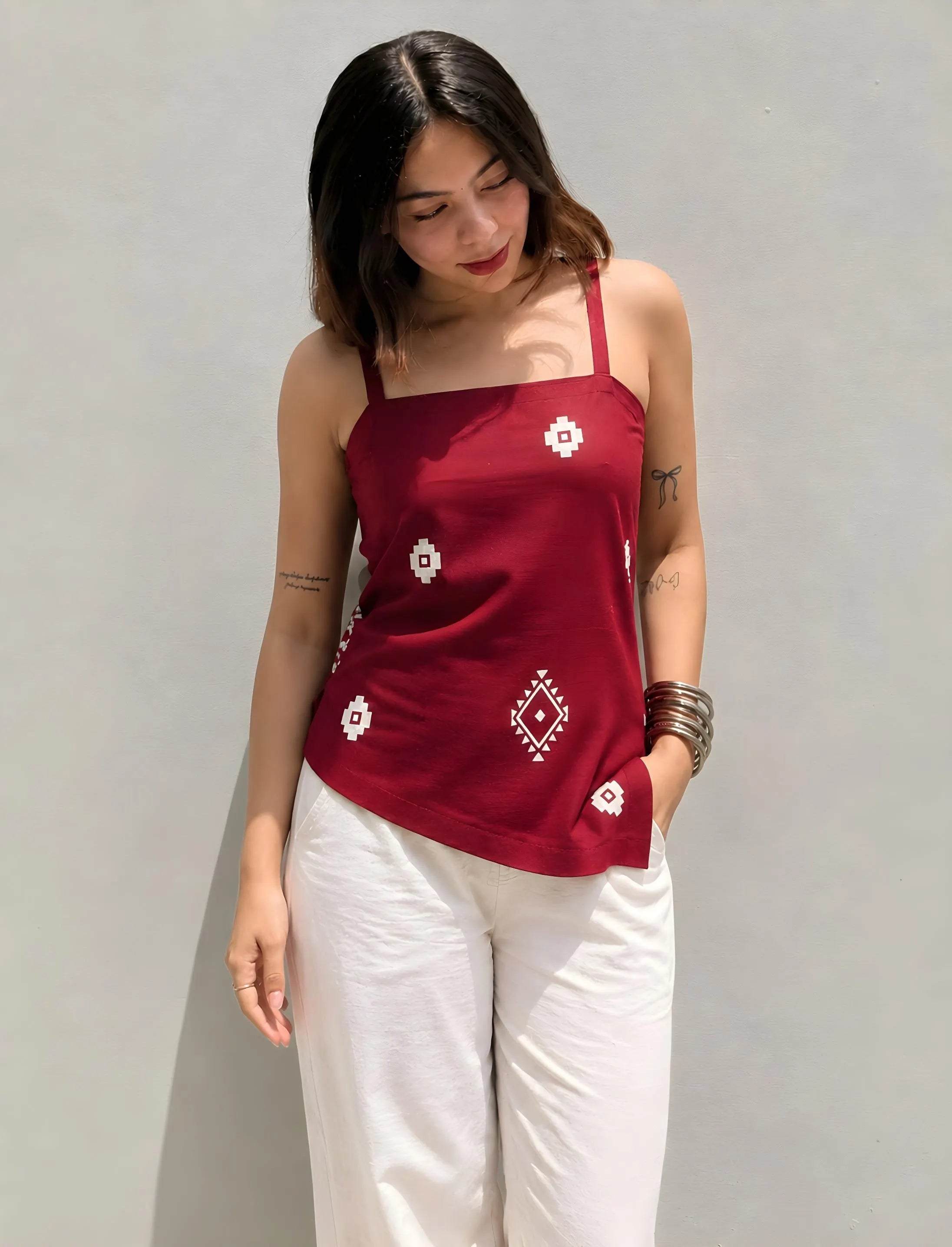 Reet Asymmetrical Short Kurti