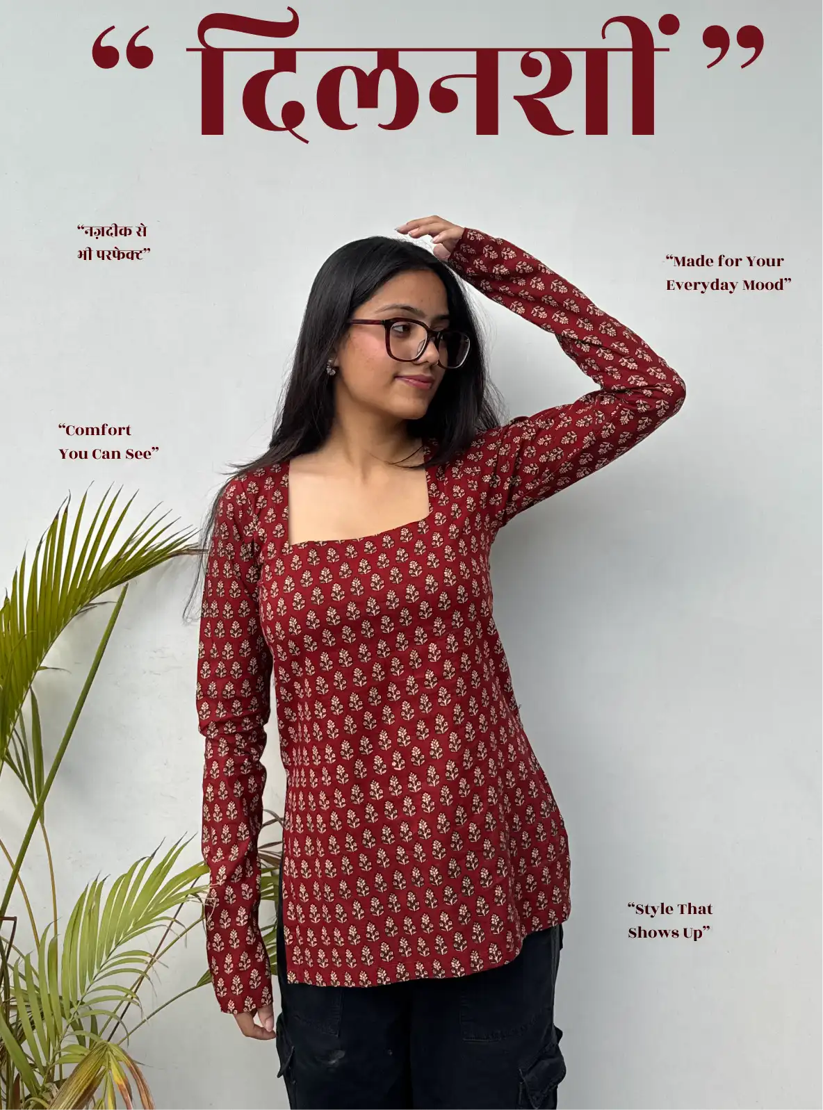 Dilnashi Square Neck Kurti