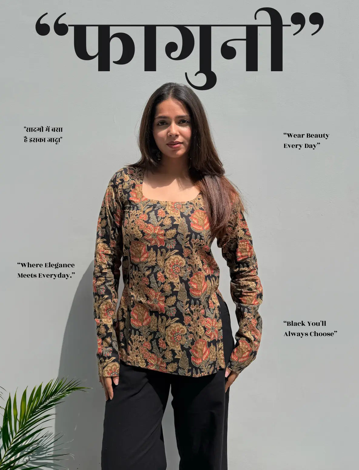 Faguni Boat Neck Kurti