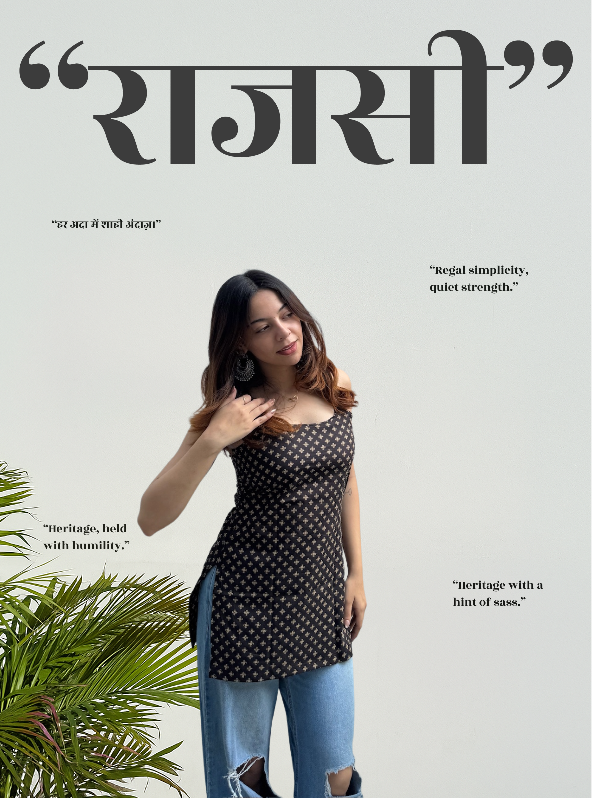 Raajsi Short Kurti by Evara