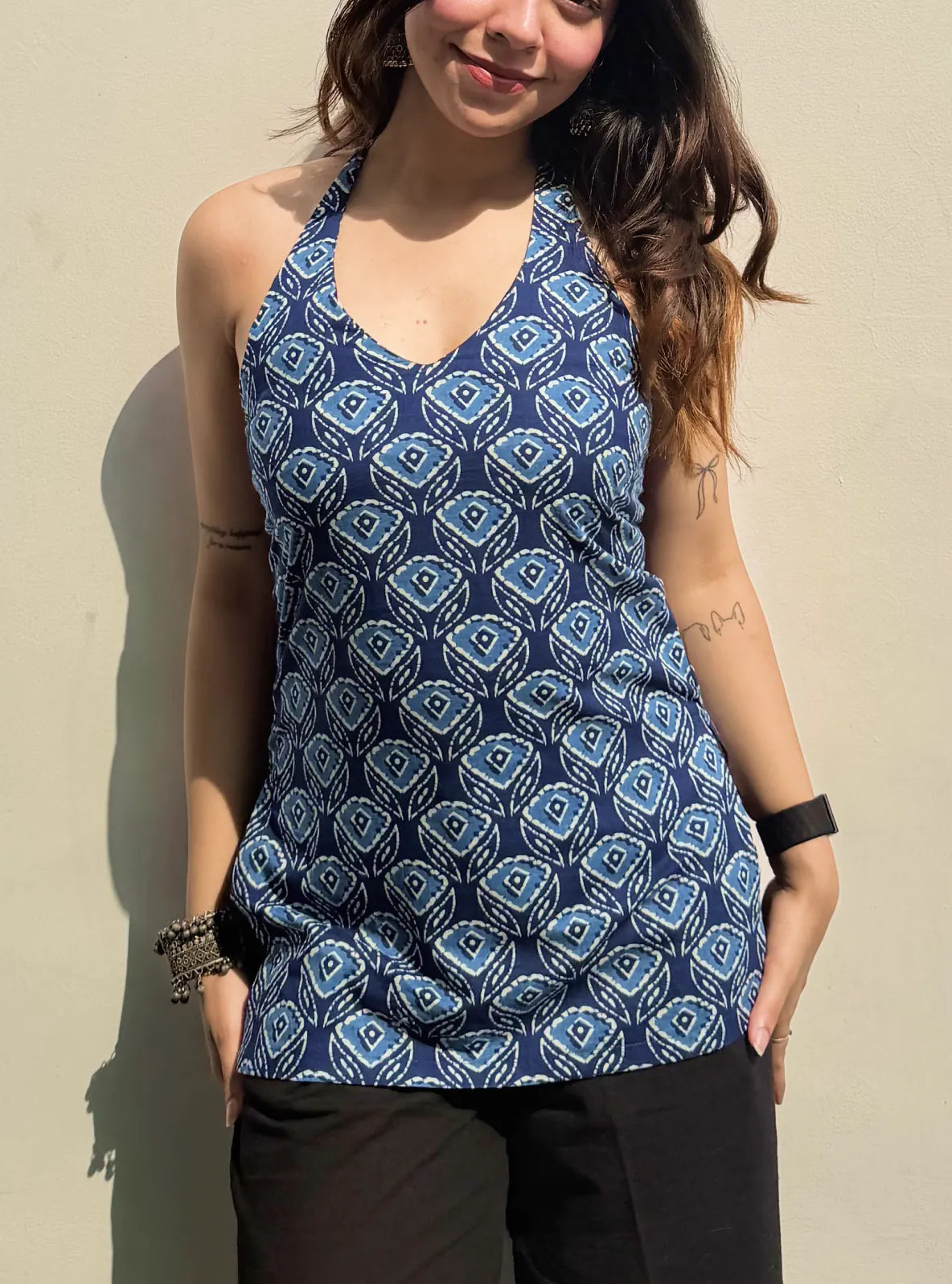 Vayu Halter Neck Kurti