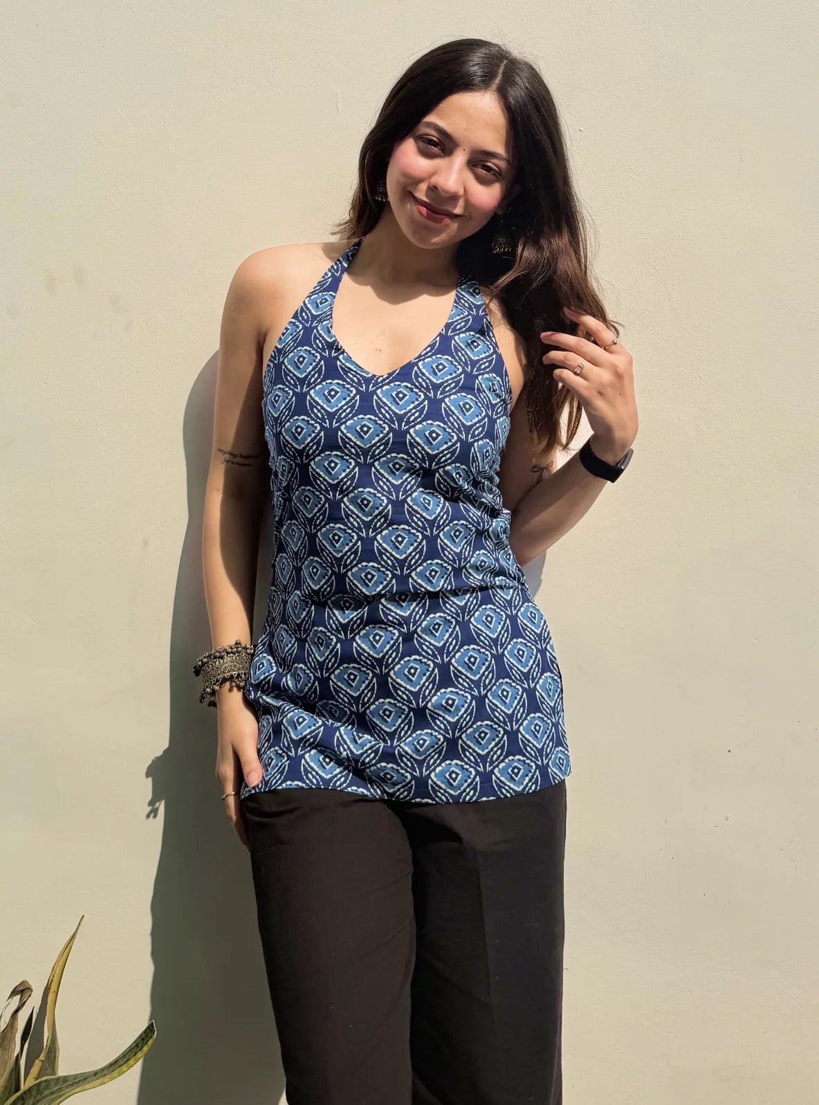 Vayu Halter Neck Kurti