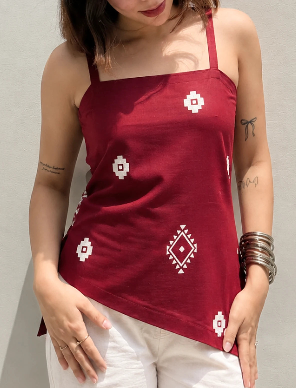 Reet Asymmetrical Short Kurti