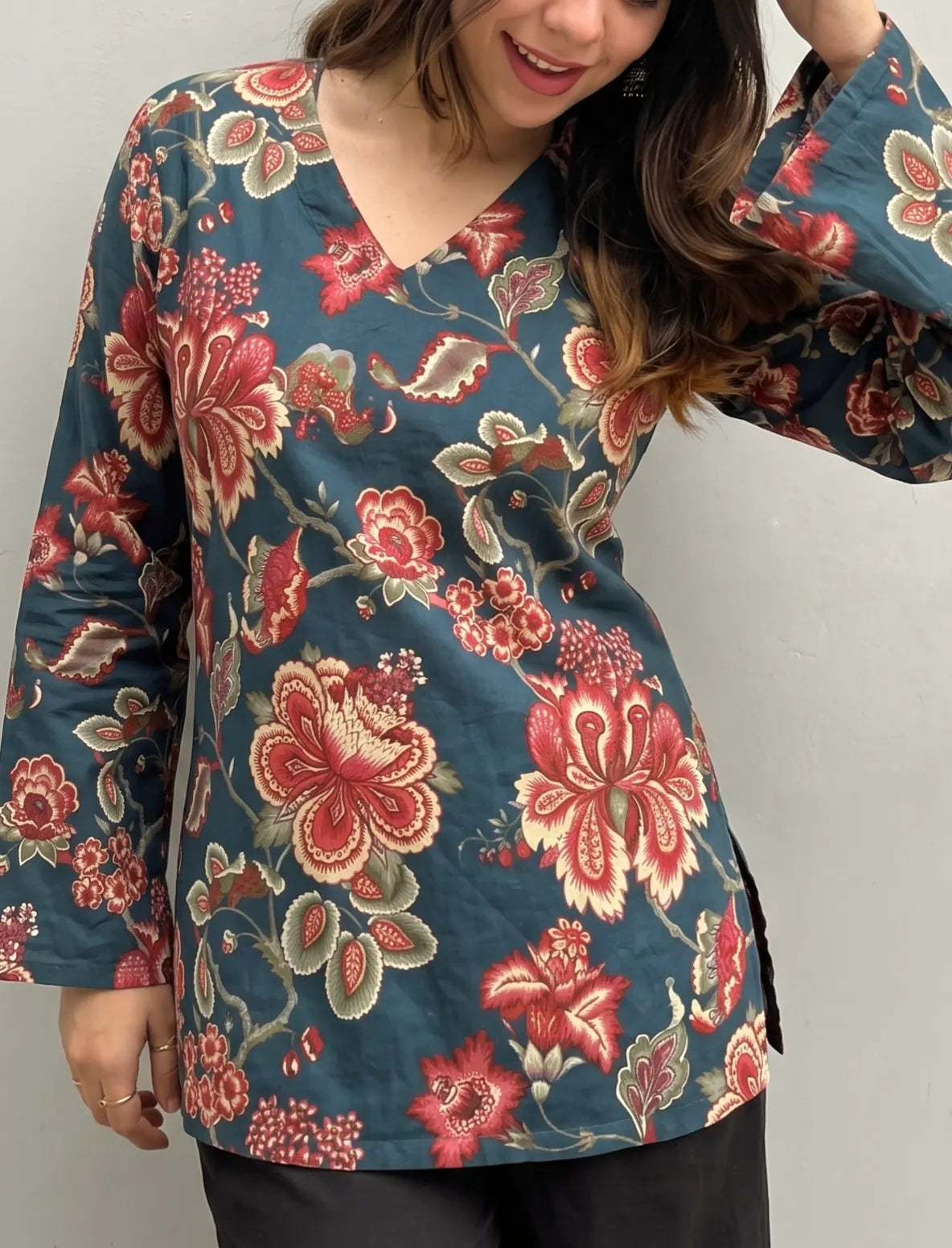 Yashvi Bell Sleeves Kurti