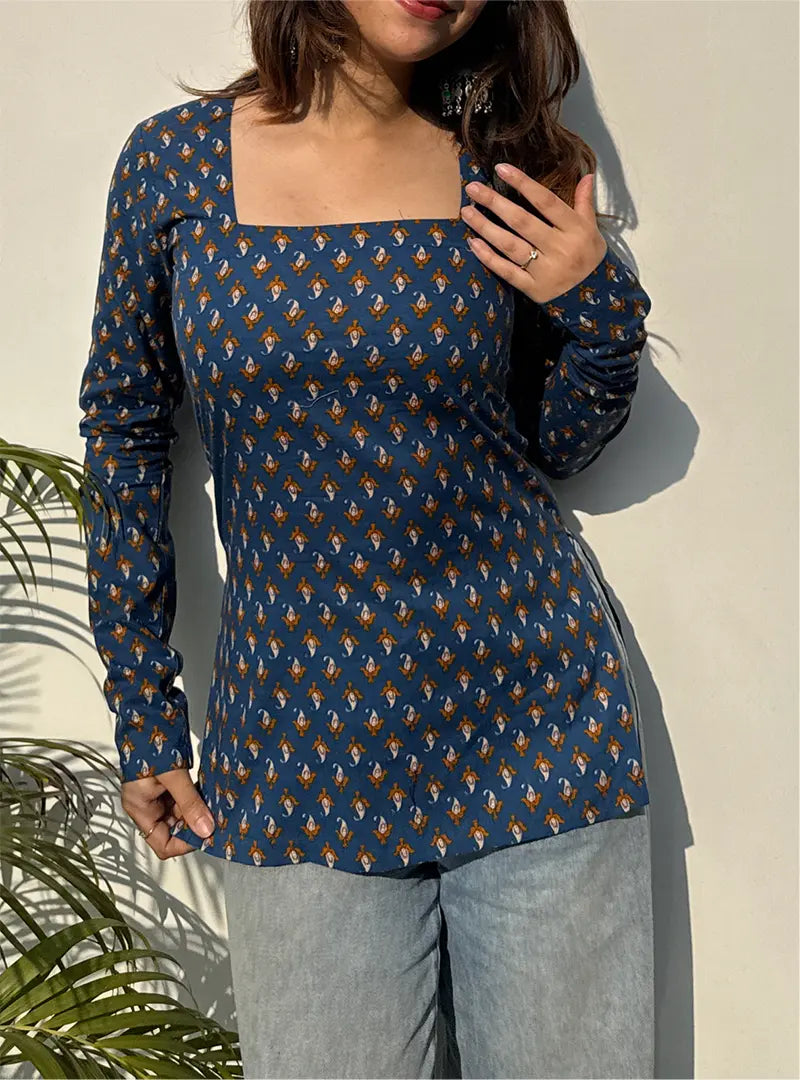 Sunaina Square Neck Kurti