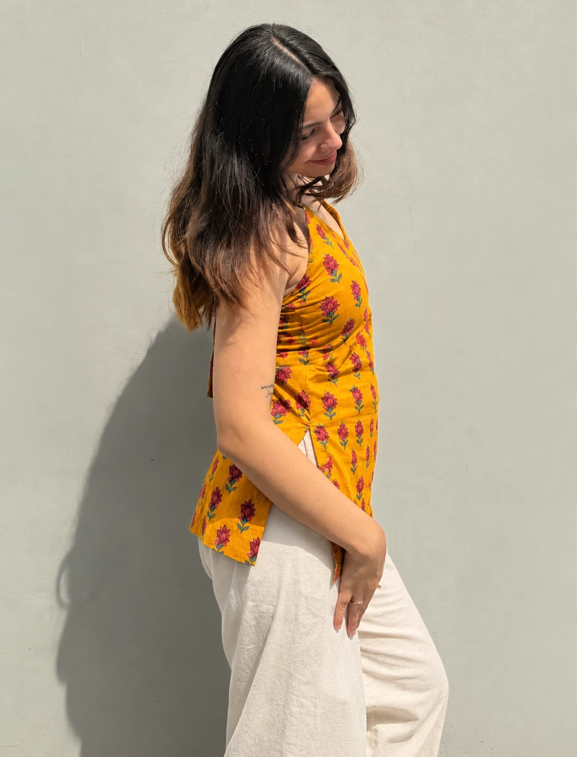Sadaf Halter Neck Kurti