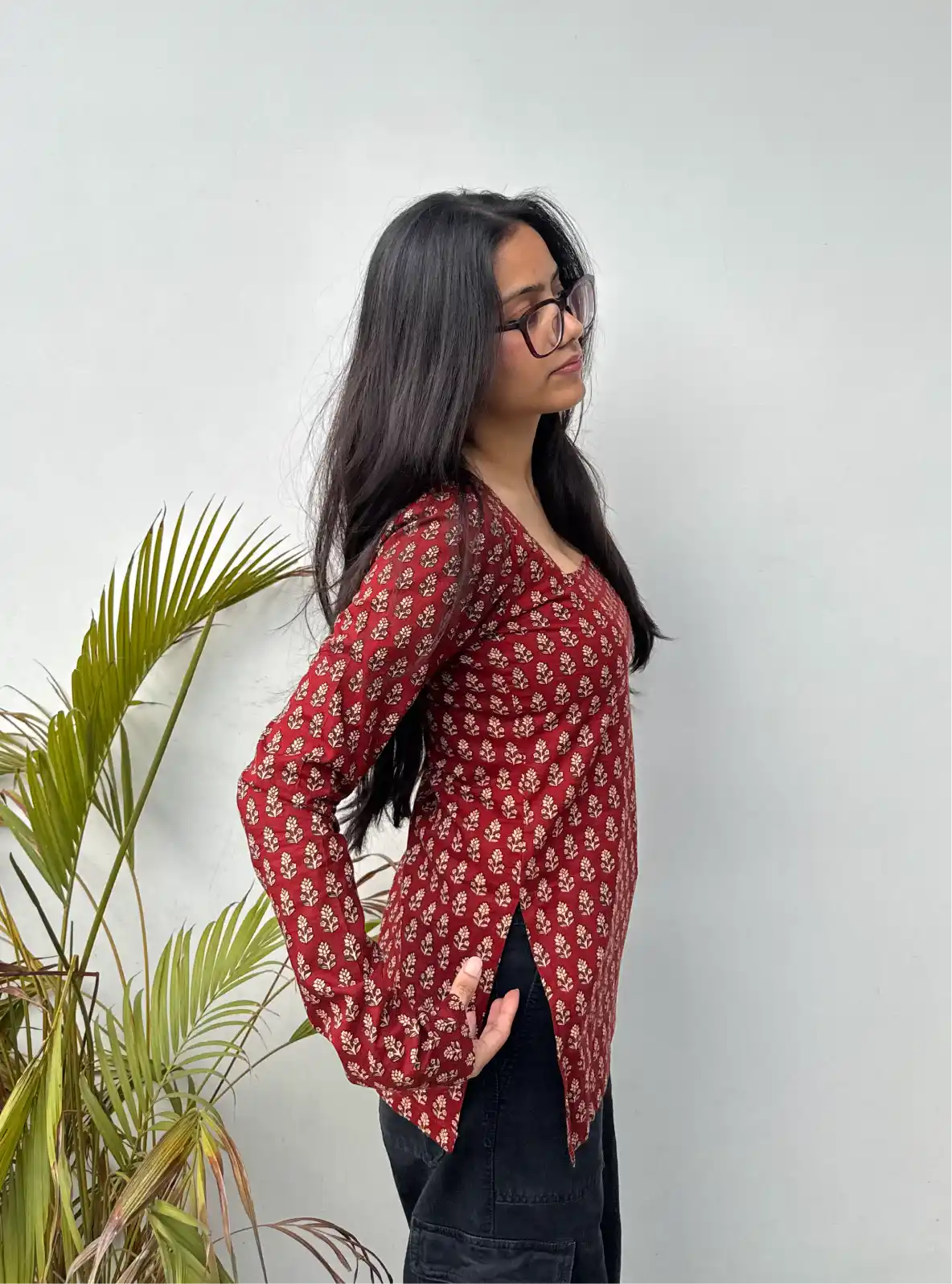 Dilnashi Square Neck Kurti