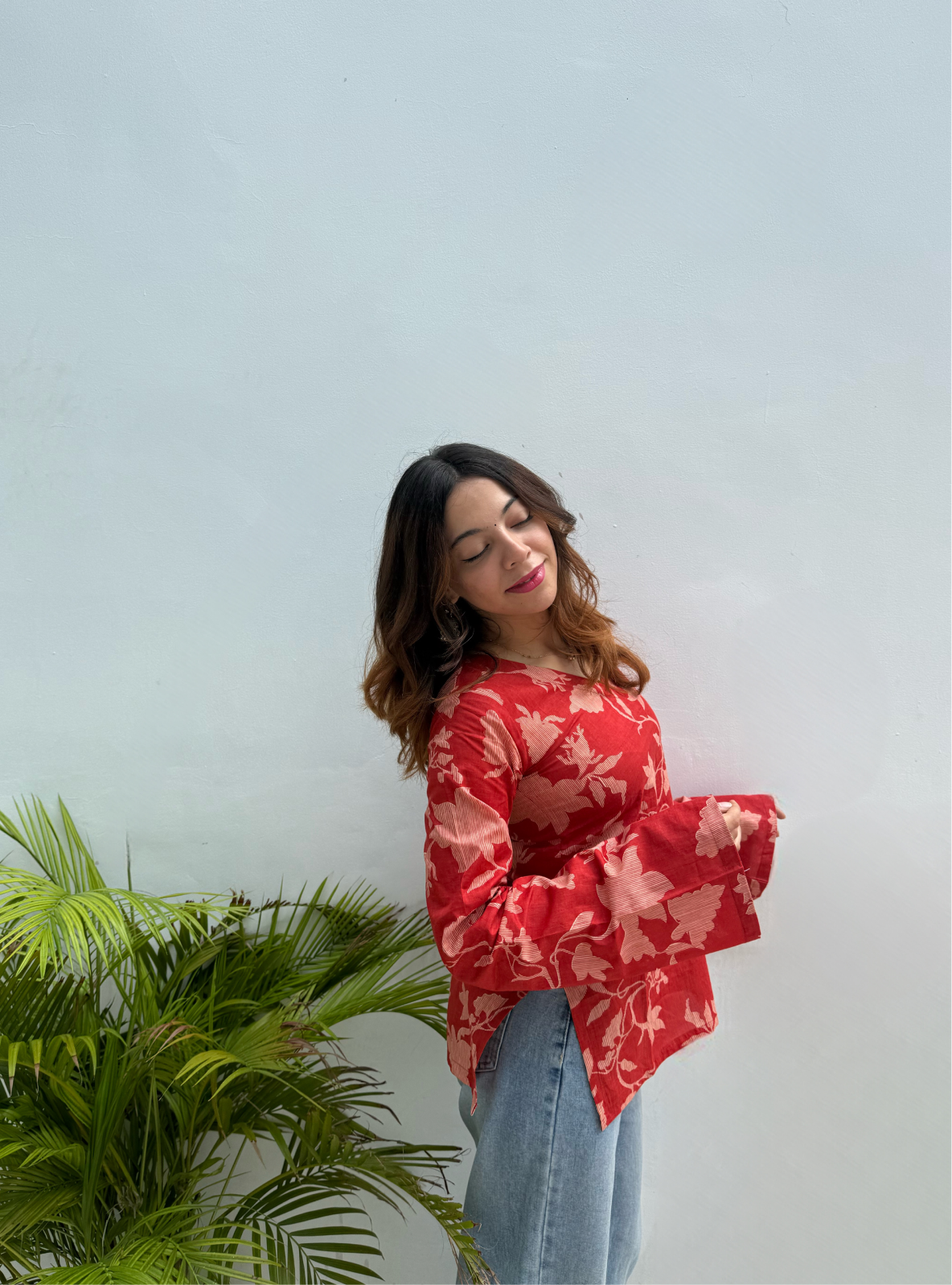 Nargis Bell Sleeves Kurti by Evara