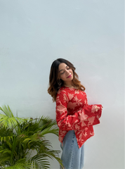 Nargis Bell Sleeves Kurti by Evara