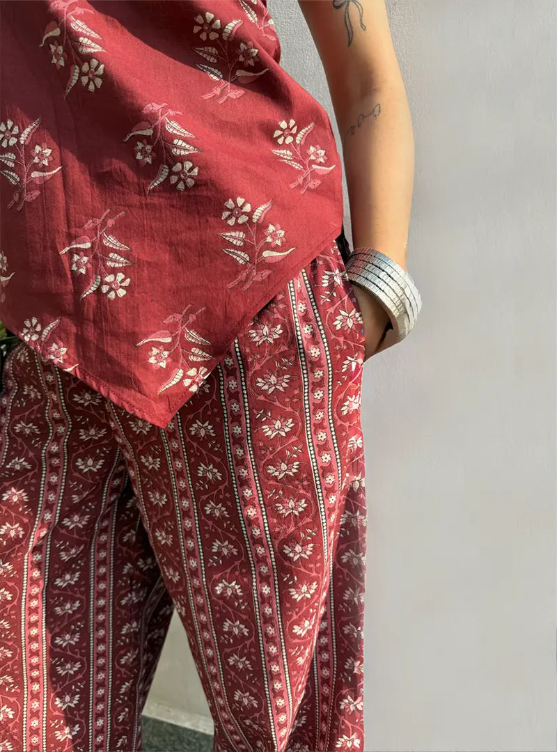 Anokhi Sleeveles Co-ord Set by Evara