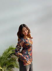 Mehrang Bell Sleeves Kurti by Evara