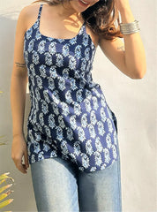 Sarika Short Sleeveless Kurti by Evara