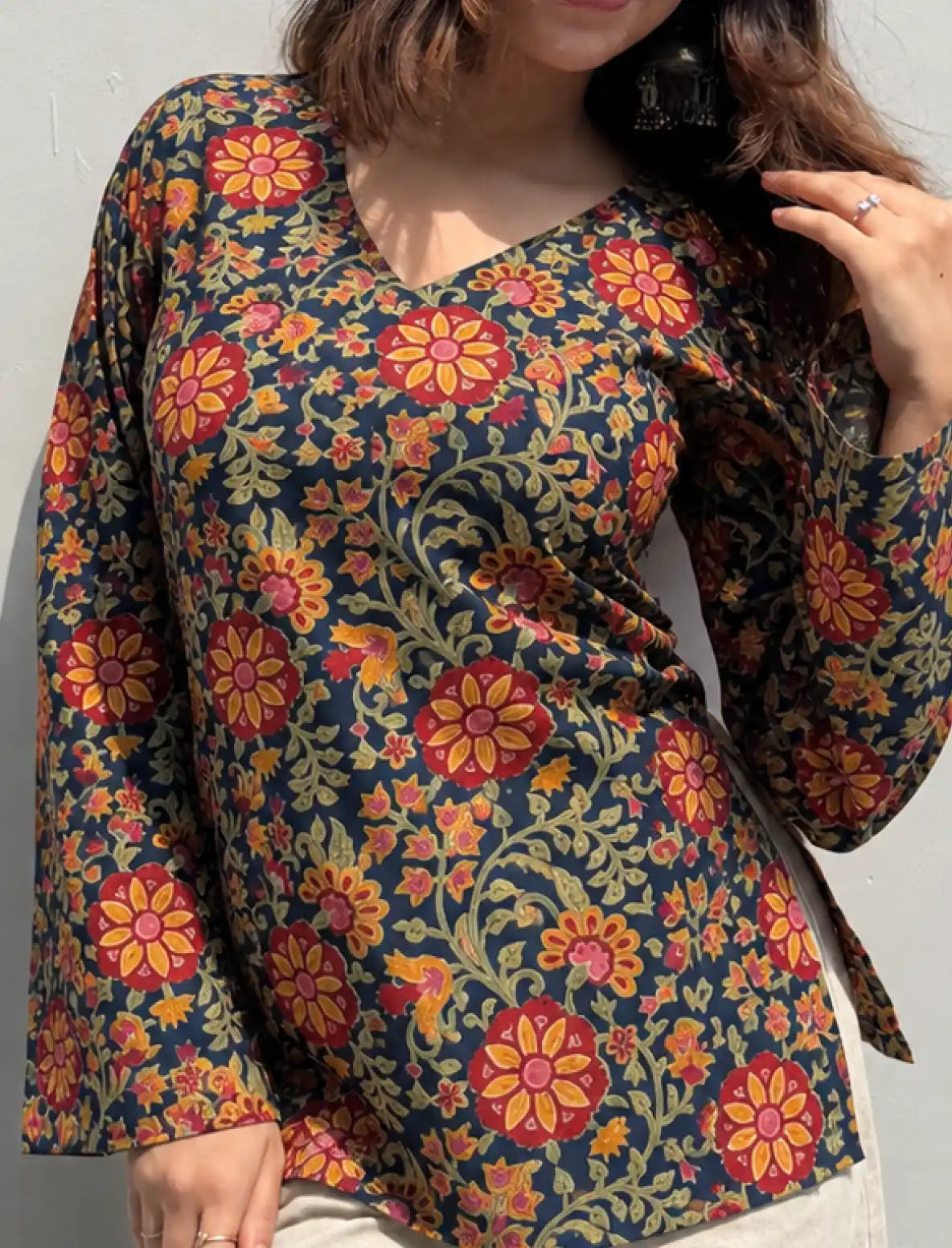 Anvita Bell Sleeves Kurti