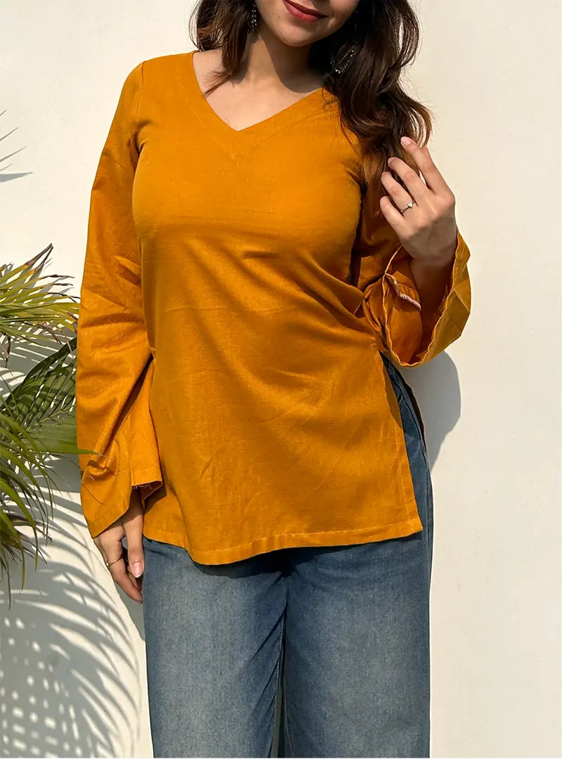 Tarasha Bell Sleeves Kurti