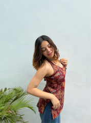 Premika Halter Neck Kurti by Evara