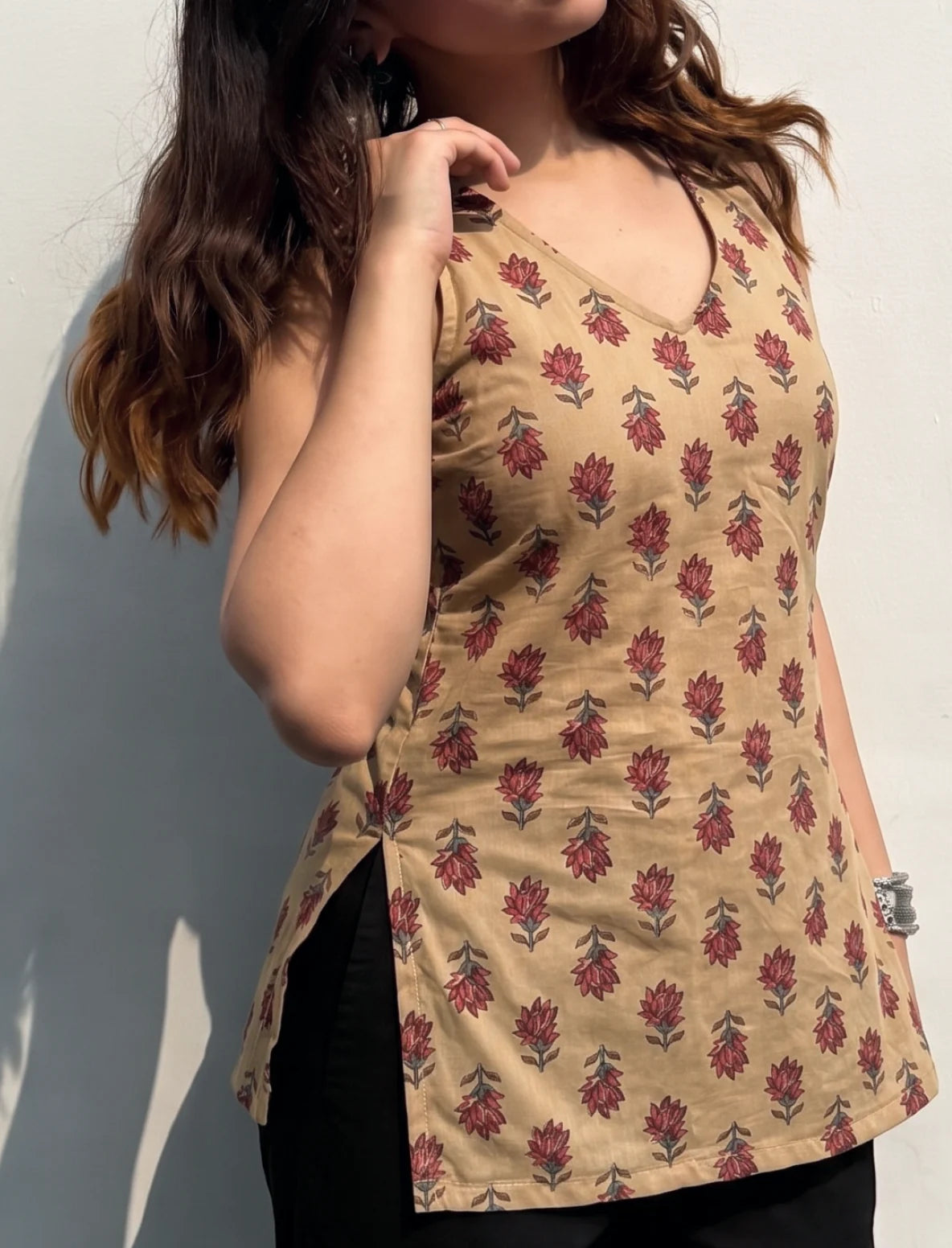 Naza Halter Neck Kurti