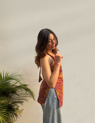 Mastani Halter Neck Kurti by Evara