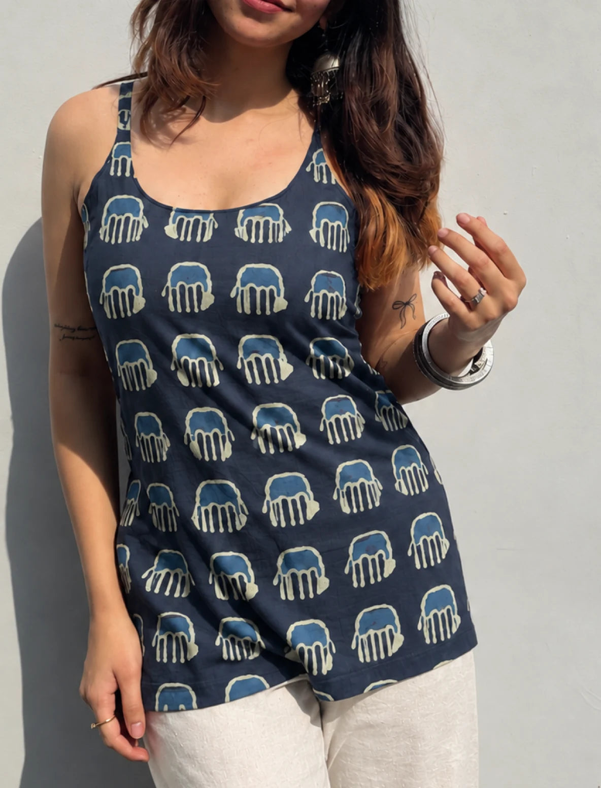 Ziya Short Sleeveless Kurti