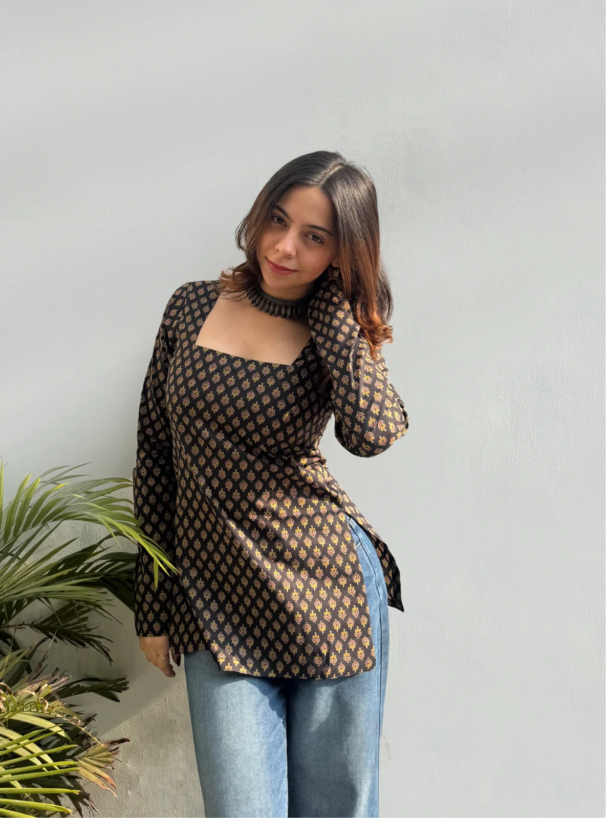 Aalam Square Neck Kurti