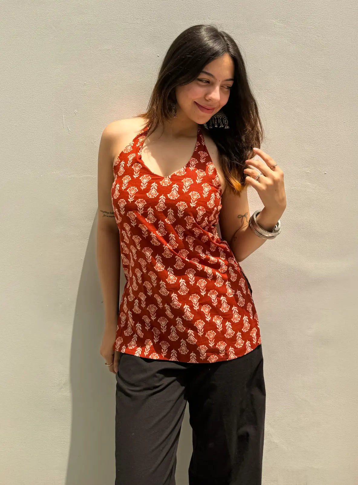 Kali Halter Neck Kurti