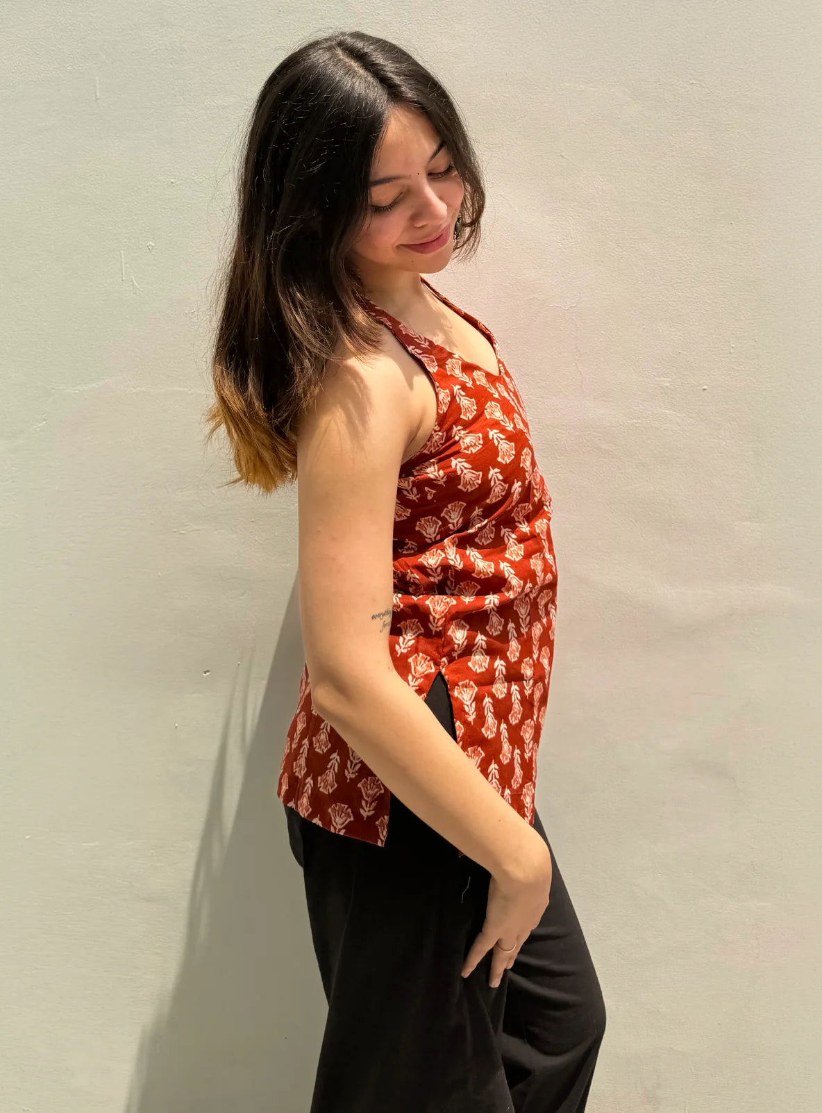 Kali Halter Neck Kurti