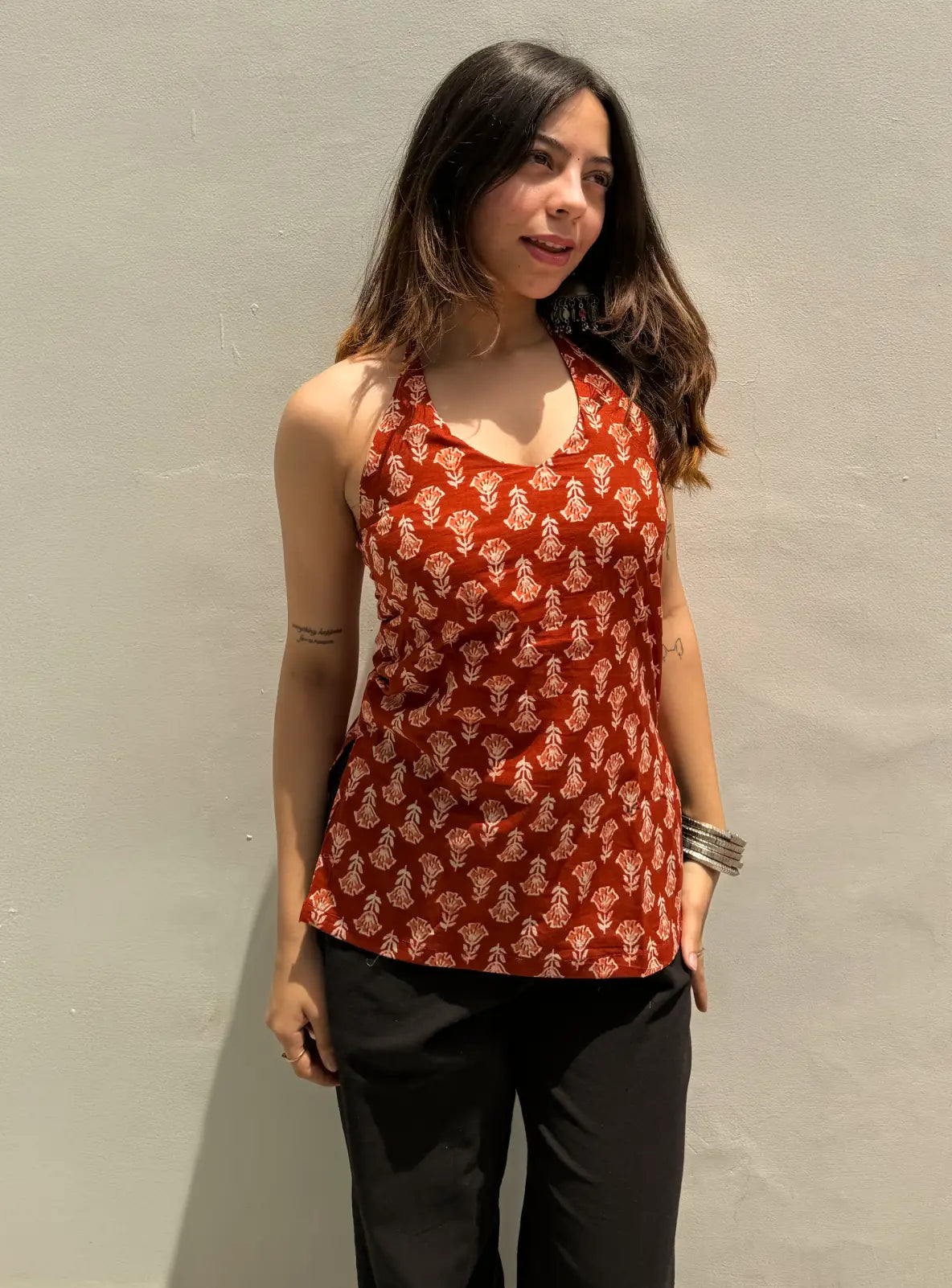 Kali Halter Neck Kurti