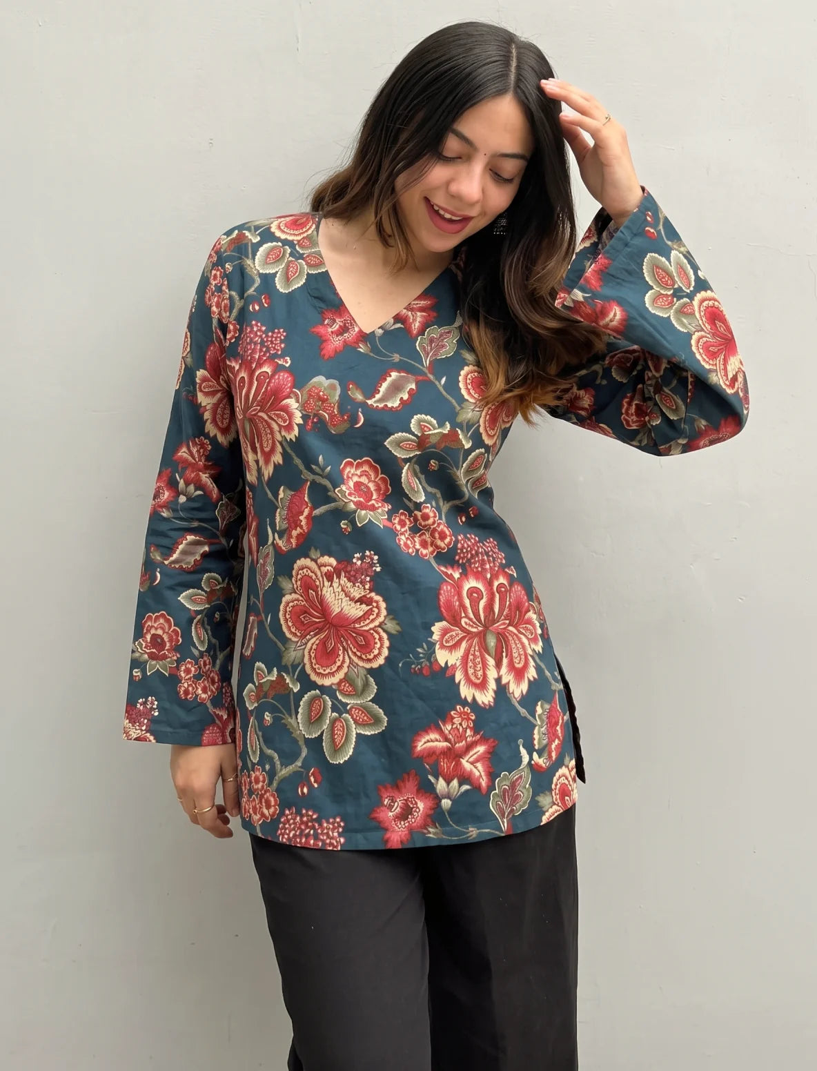 Yashvi Bell Sleeves Kurti