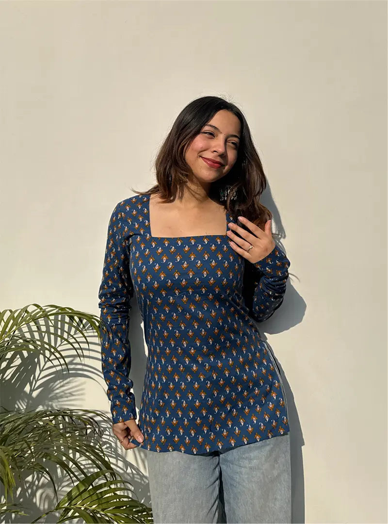 Sunaina Square Neck Kurti